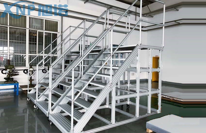 鋁型材工業踏步平臺